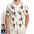 Men's Tangy Tresses Custom Face Polo Shirt