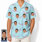Men's Festoon Fling Custom Face Hawaiian Shirt