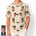 Men's Winged Whispers Custom Face Polo Shirt