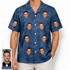 Men's Putt Pursuit Custom Face Hawaiian Shirt
