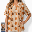 Women's Spooky Squash Custom Dog Face Hawaiian Shirt