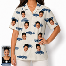 Women's Piston Pride Custom Face Hawaiian Shirt