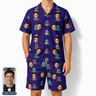 Men's Mirth Markers Custom Face Shirt & Shorts Set