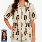 Women's Rattan Radiance Custom Face Hawaiian Shirt