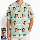 Men's Lens Liaisons Custom Face Hawaiian Shirt