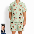 Men's Rindependence Day Custom Face Shirt & Shorts Set