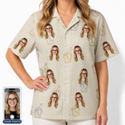 Women's Toast Tiaras Custom Face Hawaiian Shirt