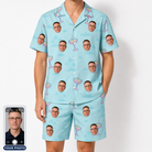Men's Cork Kisses Custom Face Shirt & Shorts Set
