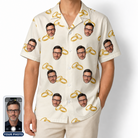 Men's Paired Piers Custom Face Hawaiian Shirt