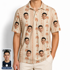 Men's Orchid Oasis Custom Face Polo Shirt