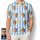 Men's Sandcastle Safari Custom Face Polo Shirt