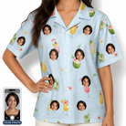 Women's Mai Tai Memories Custom Face Hawaiian Shirt