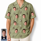 Men's Cone Carolers Custom Face Hawaiian Shirt