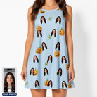 Women's Toothy Torchlight Custom Face Tank Dress