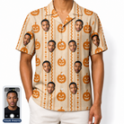 Men's Spooky Squash Custom Face Hawaiian Shirt