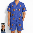 Men's Blueberry Boogie Custom Face Shirt & Shorts Set