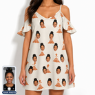 Women's Magma Mambo Custom Face Off-Shoulder Dress