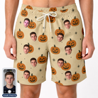 Men's Gourd Grins Custom Face Beach Shorts