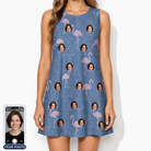 Women's Longneck Lollies Custom Face Tank Dress