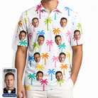 Men's Jungle Jive Custom Face Polo Shirt