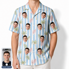 Men's Frond Fandango Custom Face Hawaiian Shirt