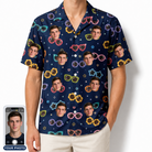 Men's Ray Reunion Custom Face Hawaiian Shirt
