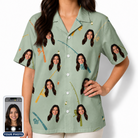 Women's Pole Position Custom Face Hawaiian Shirt