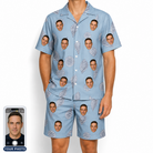Men's Pearl Parade Custom Face Shirt & Shorts Set