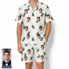 Men's Gifts Afoot Custom Face Shirt & Shorts Set