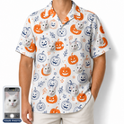 Men's Jack O'Jitters Custom Cat Face Hawaiian Shirt