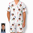 Men's Boom Banner Custom Face Shirt & Shorts Set
