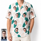 Men's Handicap Hilarity Custom Face Hawaiian Shirt