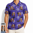 Men's Leggy Lurkers Custom Dog Face Polo Shirt