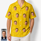 Men's Cavendish Capers Custom Face Hawaiian Shirt