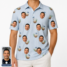 Men's Rum Reverie Custom Face Polo Shirt