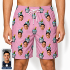 Men's Last Toast Custom Face Beach Shorts
