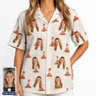 Women's Magma Mambo Custom Face Hawaiian Shirt