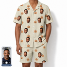 Men's Fiery Fiends Custom Face Shirt & Shorts Set