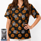 Women's Frightlight Fancies Custom Cat Face Hawaiian Shirt