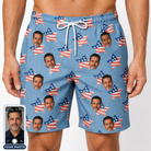 Men's Stellar Standard Custom Face Beach Shorts