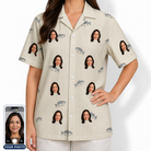 Women's Lunker Lunacy Custom Face Hawaiian Shirt