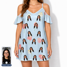 Women's Spatha Spark Custom Face Off-Shoulder Dress