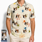 Men's Creepy Crawlers Custom Cat Face Polo Shirt