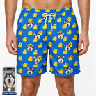 Men's Bark Bath Custom Dog Face Beach Shorts