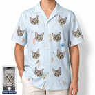 Men's Pounce Patrol Custom Cat Face Hawaiian Shirt