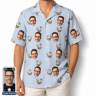 Men's Rum Reverie Custom Face Hawaiian Shirt