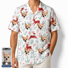 Men's Prancer Pranks Custom Dog Face Hawaiian Shirt