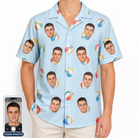 Men's Family Floaties Custom Face Hawaiian Shirt