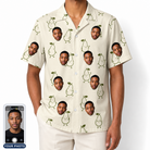 Men's Pear Pressure Custom Face Hawaiian Shirt