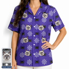 Women's Leggy Lurkers Custom Cat Face Hawaiian Shirt